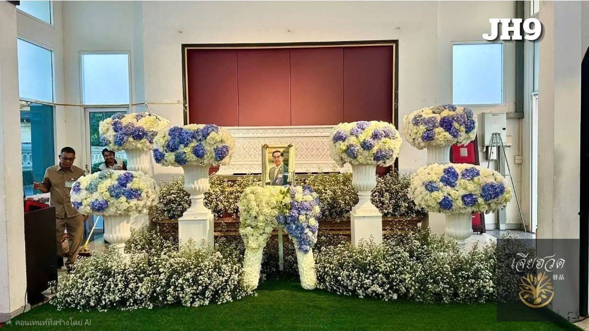 ชุดดอกไม้หน้าศพ 15