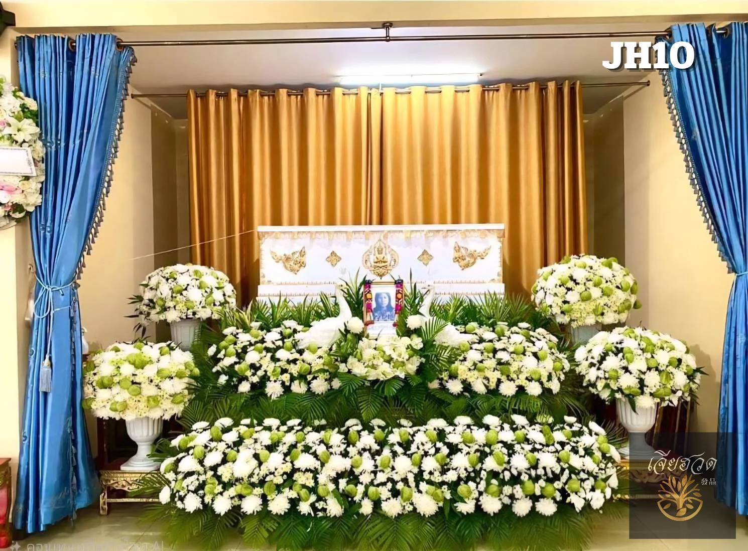 ชุดดอกไม้หน้าศพ 16