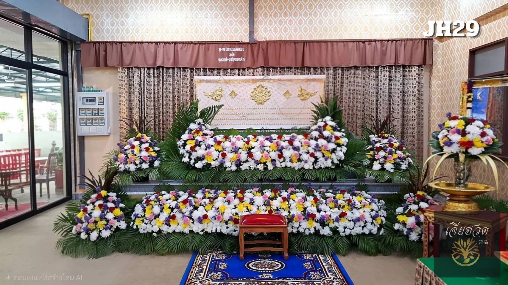 ชุดดอกไม้หน้าศพ 35